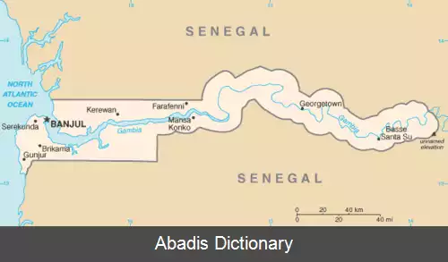 عکس فهرست شهرهای گامبیا