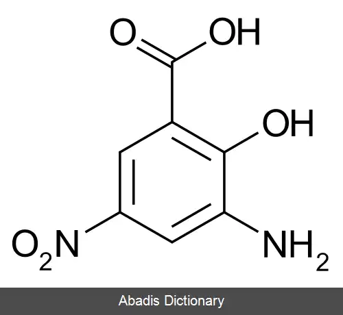 عکس ۳ آمینو ۵ نیتروسالیسیلیک اسید