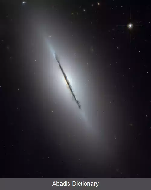 عکس کهکشان عدسی