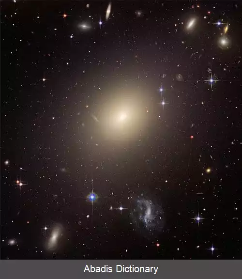 عکس کهکشان بیضوی