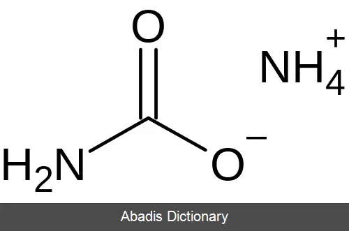 عکس کاربامات آمونیوم