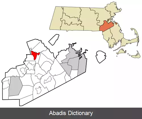 عکس دوور (حوزه سرشماری) ماساچوست
