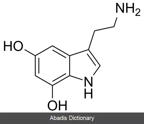 عکس ۵٬۷ دی هیدروکسی تریپتامین