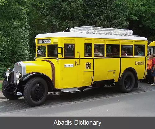 عکس زرد اتوبوسی