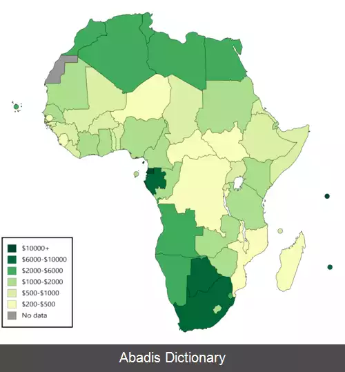 عکس فهرست کشورهای آفریقایی بر اساس تولید ناخالص داخلی (اسمی)