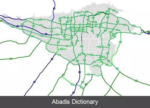 عکس فهرست بزرگراه های تهران