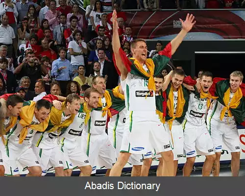 عکس تیم ملی بسکتبال لیتوانی