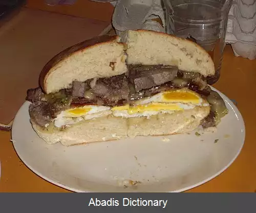 عکس استیک و تخم مرغ