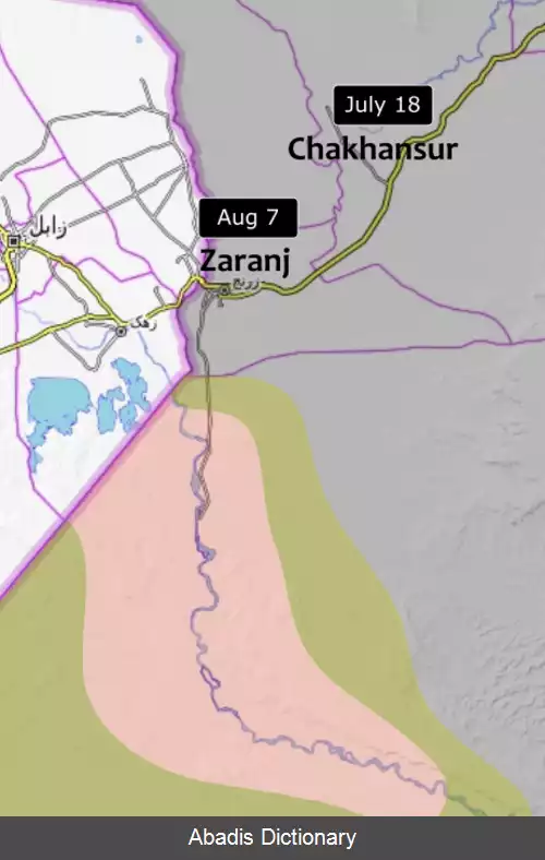 عکس چیرگی طالبان بر زرنج