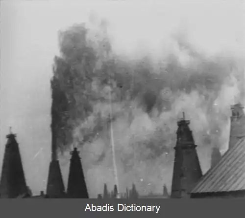 عکس فوران آتش سوزی نفت در بالاخانی