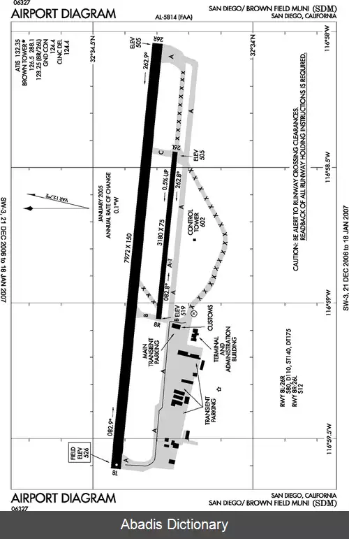 عکس فرودگاه شهری براون فیلد
