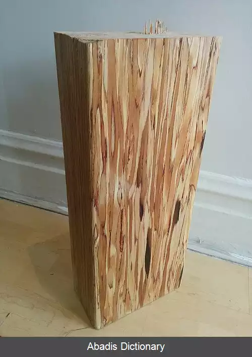عکس چوب تراشه های موازی