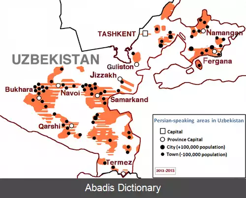 عکس زبان فارسی در ازبکستان