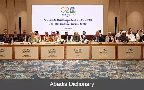عکس دالان اقتصادی هند خاورمیانه اروپا