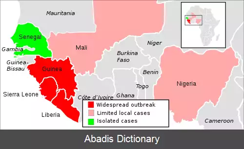 عکس همه گیری ویروس ابولا در آفریقای غربی