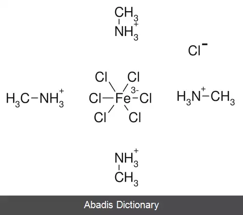 عکس تتراکیس (متیل آمونیوم) هگزاکلروفرات (III) کلرید