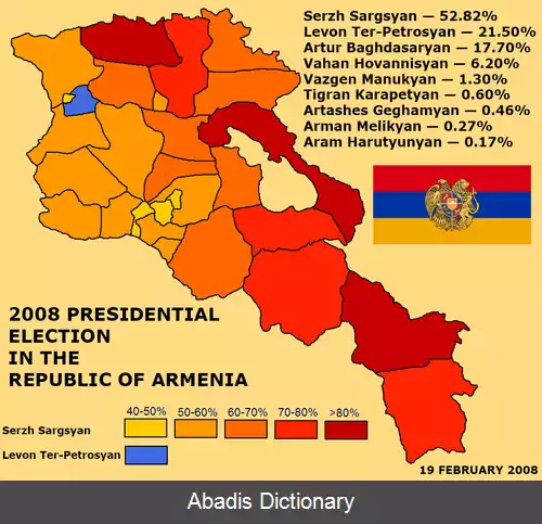 عکس انتخابات ریاست جمهوری ارمنستان (۲۰۰۸)