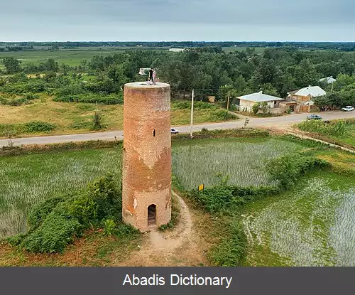 عکس مناره بازار گسکر