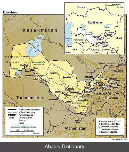 عکس جغرافیای ازبکستان