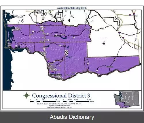 عکس حوزه انتخابیه سوم واشینگتن