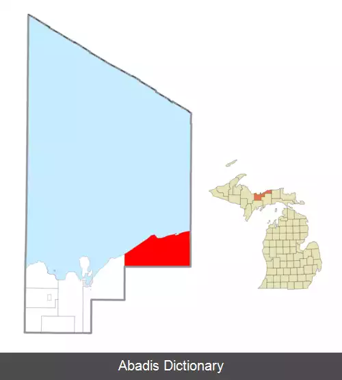 عکس ناحیه برت شهرستان آلگر میشیگان