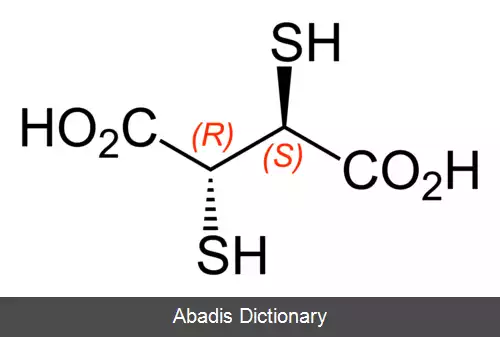 عکس دی مرکاپتو سوکسینیک اسید