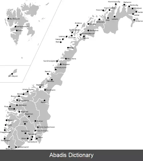 عکس فهرست فرودگاه های نروژ