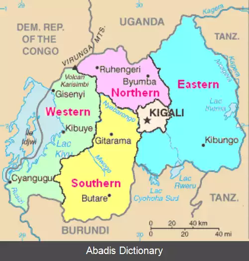 عکس استان های رواندا