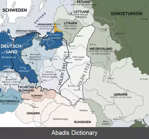عکس مناطق انضمامی لهستان به خاک آلمان نازی