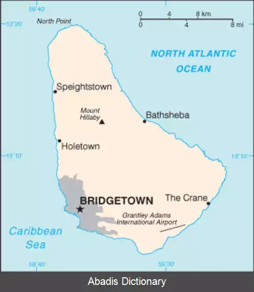 عکس فهرست شهرها و روستاهای باربادوس
