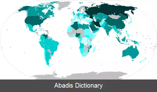 عکس فهرست کشورها بر پایه تولید گاز طبیعی