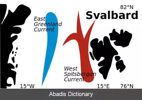 عکس جریان اسپیتسبرگن غربی