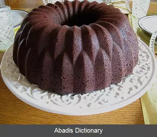 عکس کیک حلقه ای طرح دار