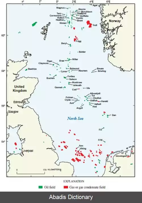 عکس نفت دریای شمال