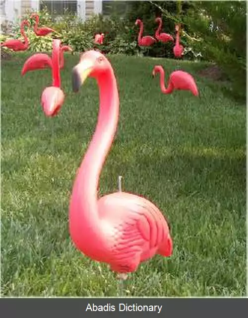عکس فلامینگوی پلاستیکی