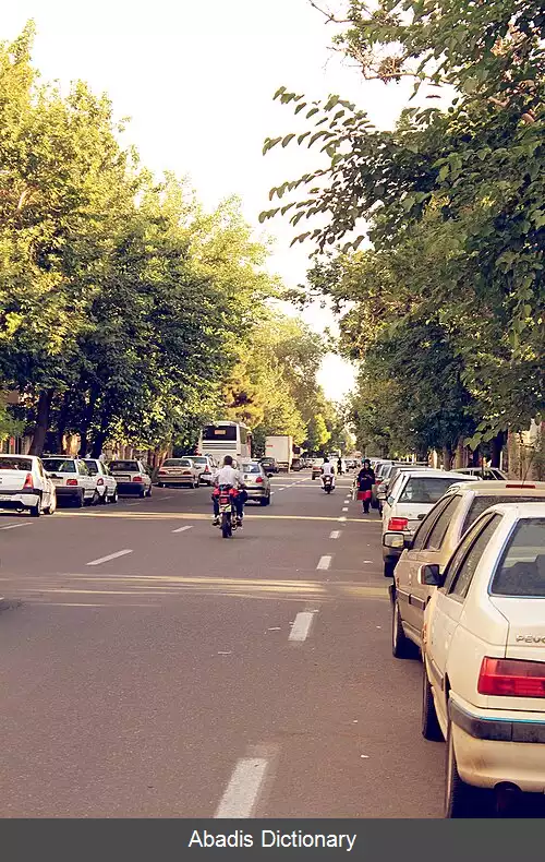 عکس خیابان سامان