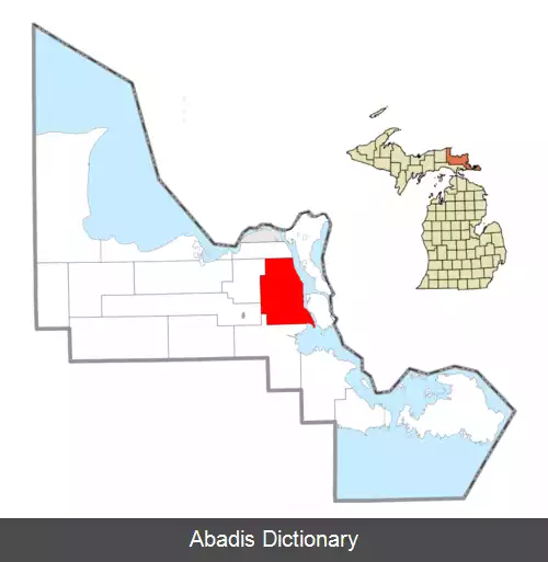 عکس ناحیه بروس شهرستان چیپوا میشیگان