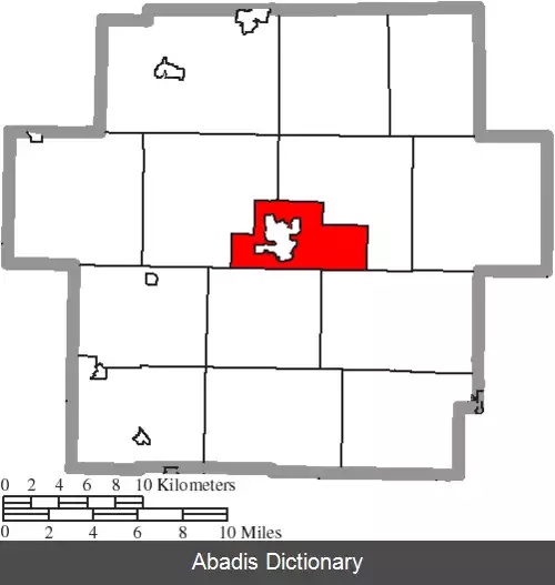 عکس بخش مرکز شهرستان کارول اوهایو