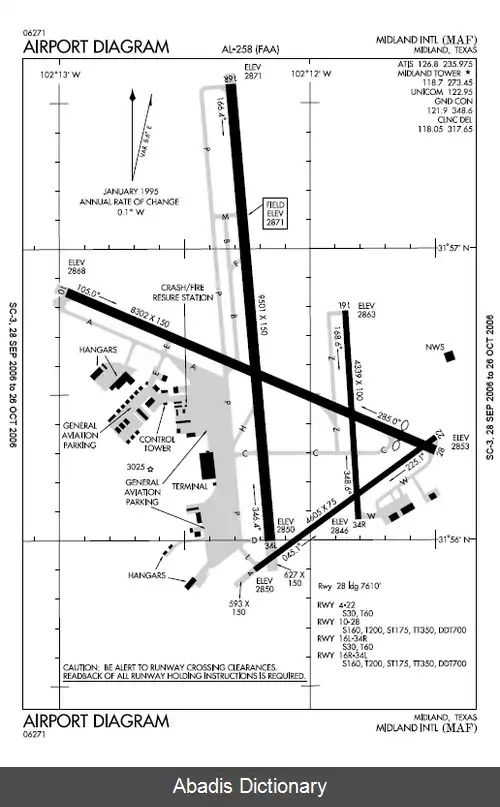 عکس فرودگاه بین المللی میدلند