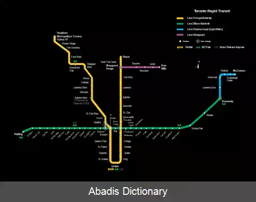 عکس فهرست ایستگاه های راه آهن تورنتو