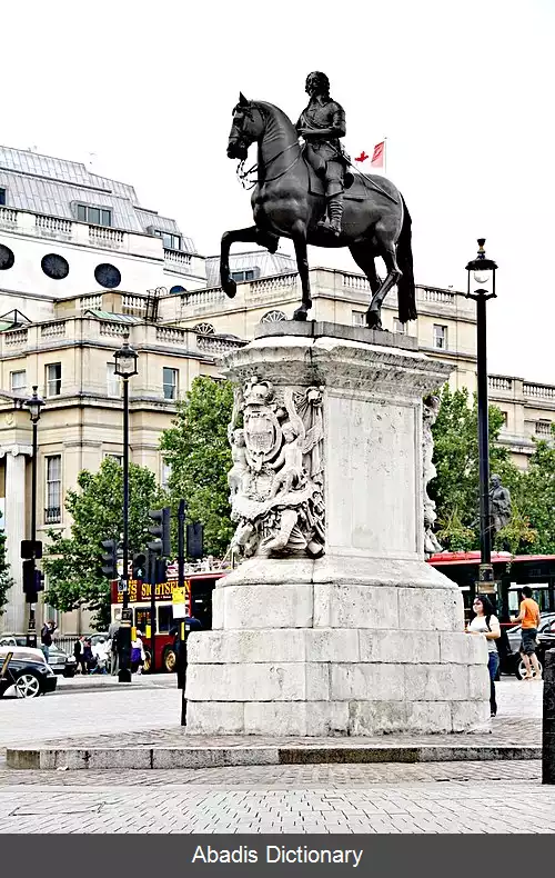 عکس مجسمه سوار بر اسب چارلز اول