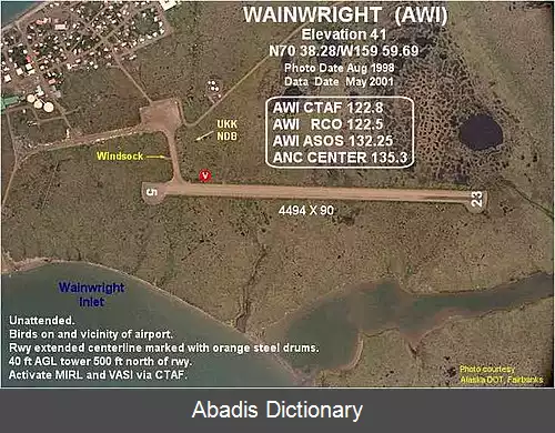 عکس فرودگاه وینرایت (آلاسکا)
