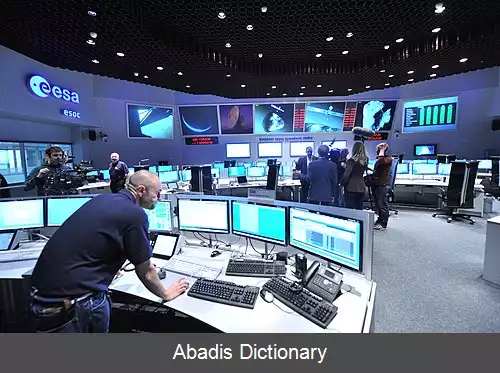 عکس مرکز کنترل آژانس فضایی اروپا