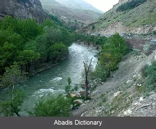 عکس فهرست رودهای استان البرز