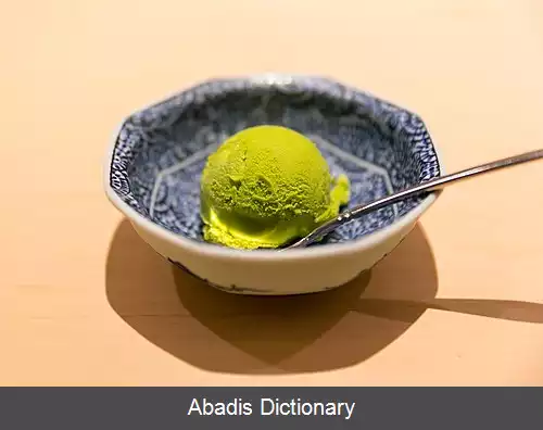 عکس بستنی چای سبز
