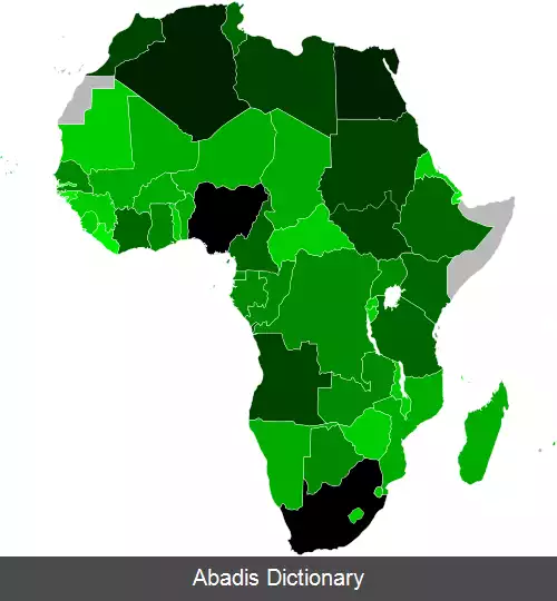 عکس فهرست کشورهای آفریقایی بر اساس تولید ناخالص داخلی (اسمی)