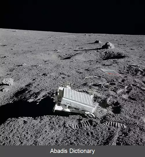 عکس آزمایش فاصله سنجی لیزری قمری
