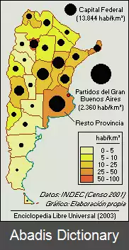 عکس جمعیت آرژانتین