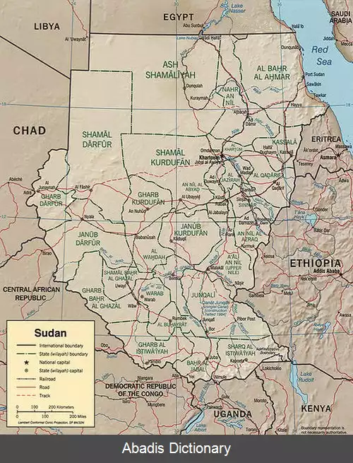 عکس ایالت های سودان
