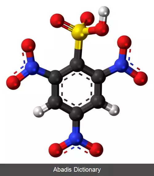 عکس ۲ ۴ ۶ تری نیتروبنزن سولفونیک اسید